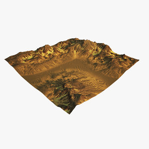 terrain 3 3D model