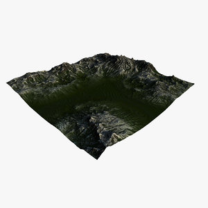 3D model terrain ready