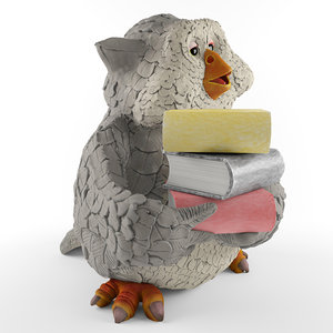 toy owl 3D model