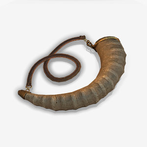3D animal horn