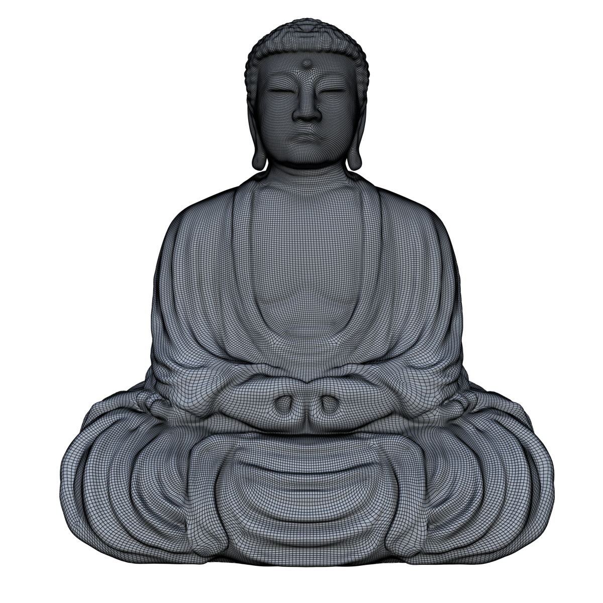 伟大的佛3d模型