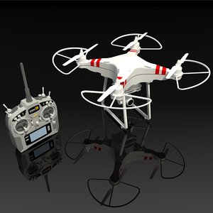 phantom drone controller 3D
