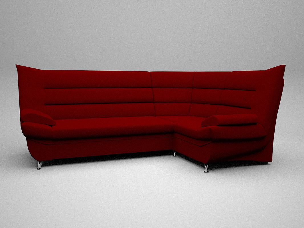 Red Corner Sofa Turbosquid 1225321 Red Corner Sofa Turbosquid 1225321