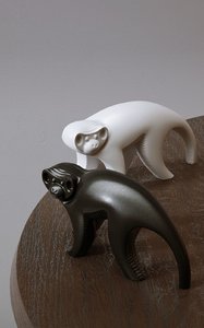 3D jonathan adler ceramic monkey