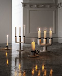 3D model menu weight candle holders