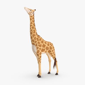 giraffe----eating 3D