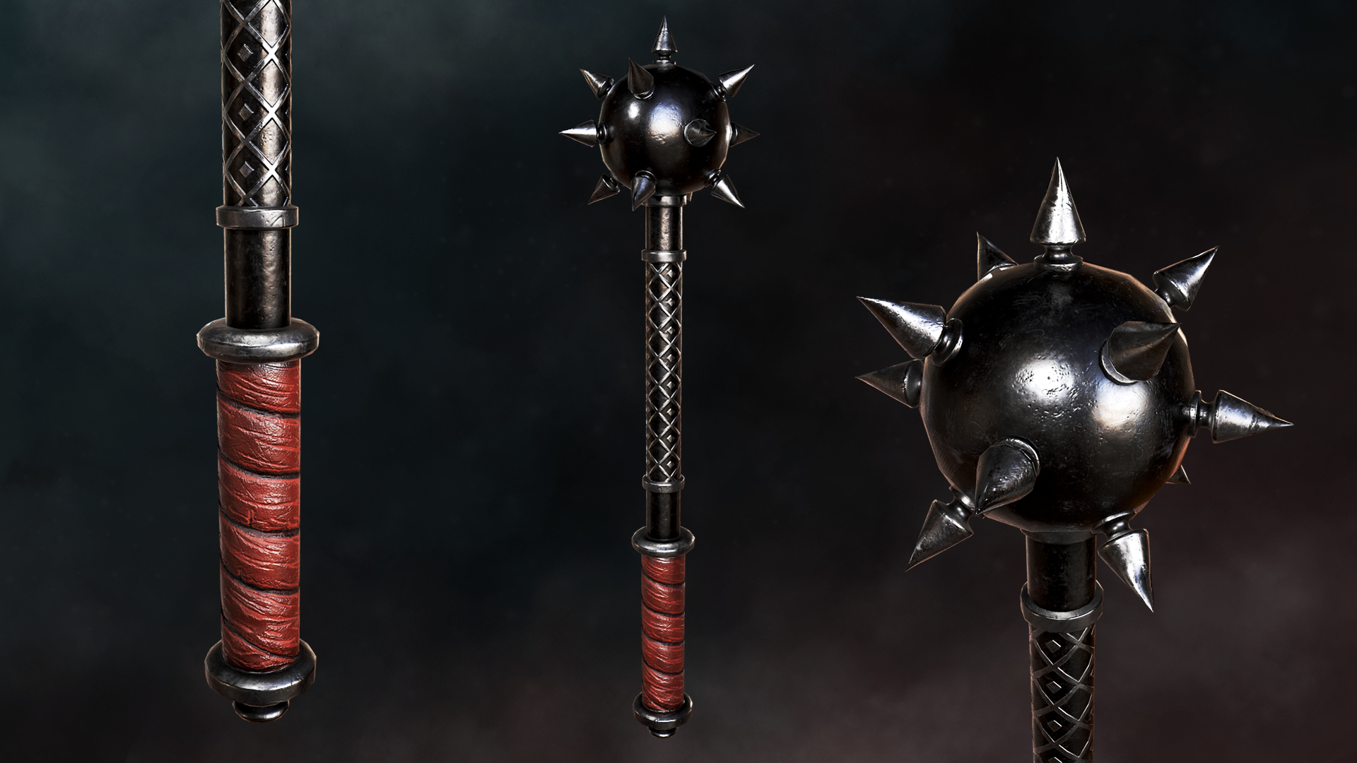 Pack medieval weapons blunt 3D model - TurboSquid 1225953