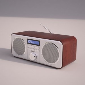 3D auna georgia dab radio model