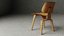 3D model lcw lounge chair wood