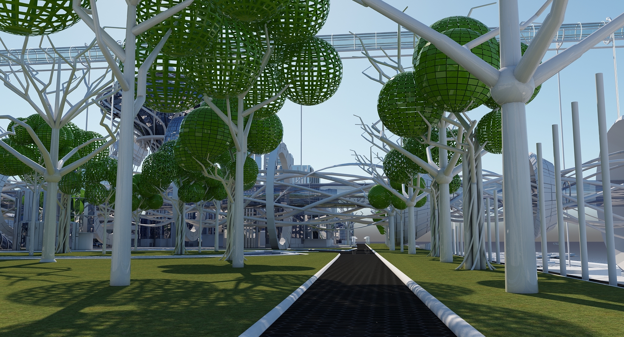 Zukunftsstadt HD 2018 3D-Modell - TurboSquid 1226286