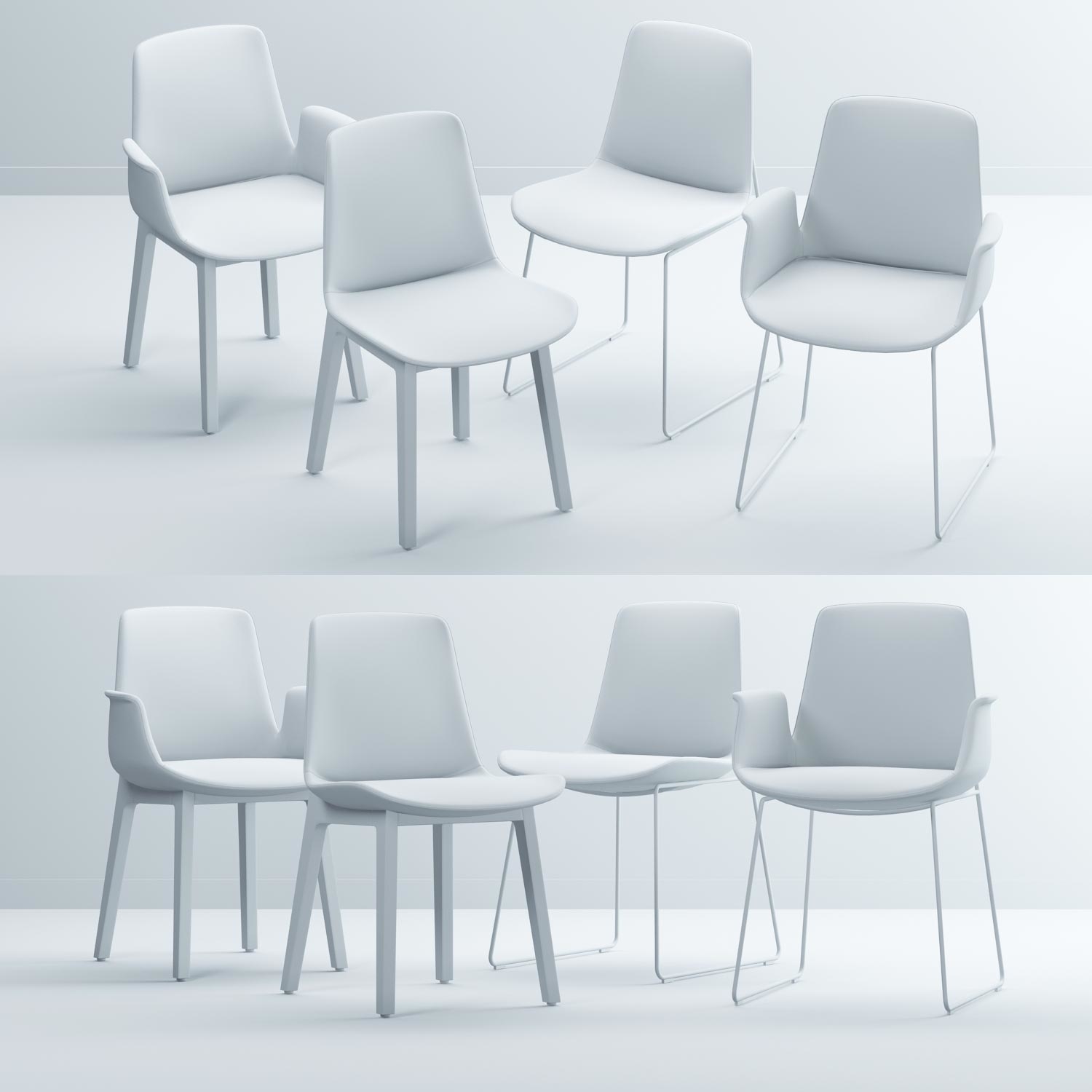 3D poliform ventura chair TurboSquid 1226290