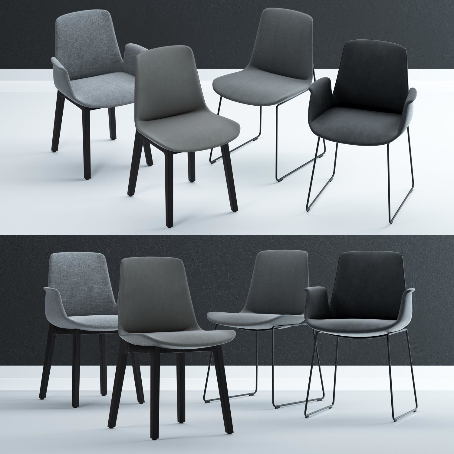 3D poliform ventura chair TurboSquid 1226290