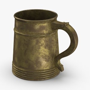 3D model old-beer-mug