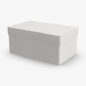 3D model shoe-boxes---white
