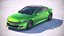 3D model generic electric sedan