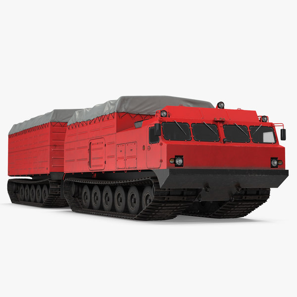 research articulated tracked vehicle 3D