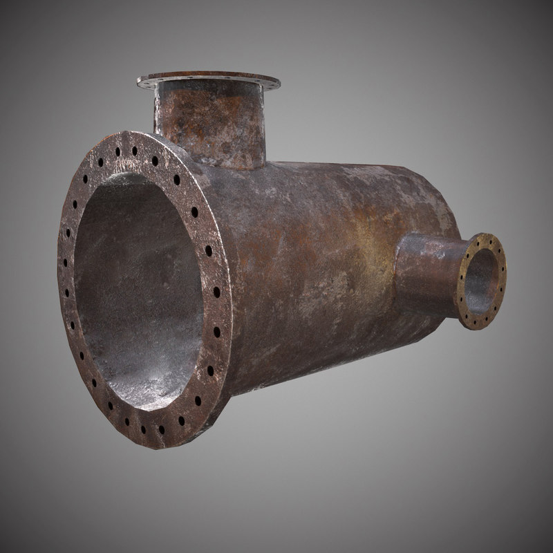 Pipe rust model TurboSquid 1226814