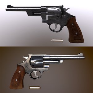 magnum revolver 3D model