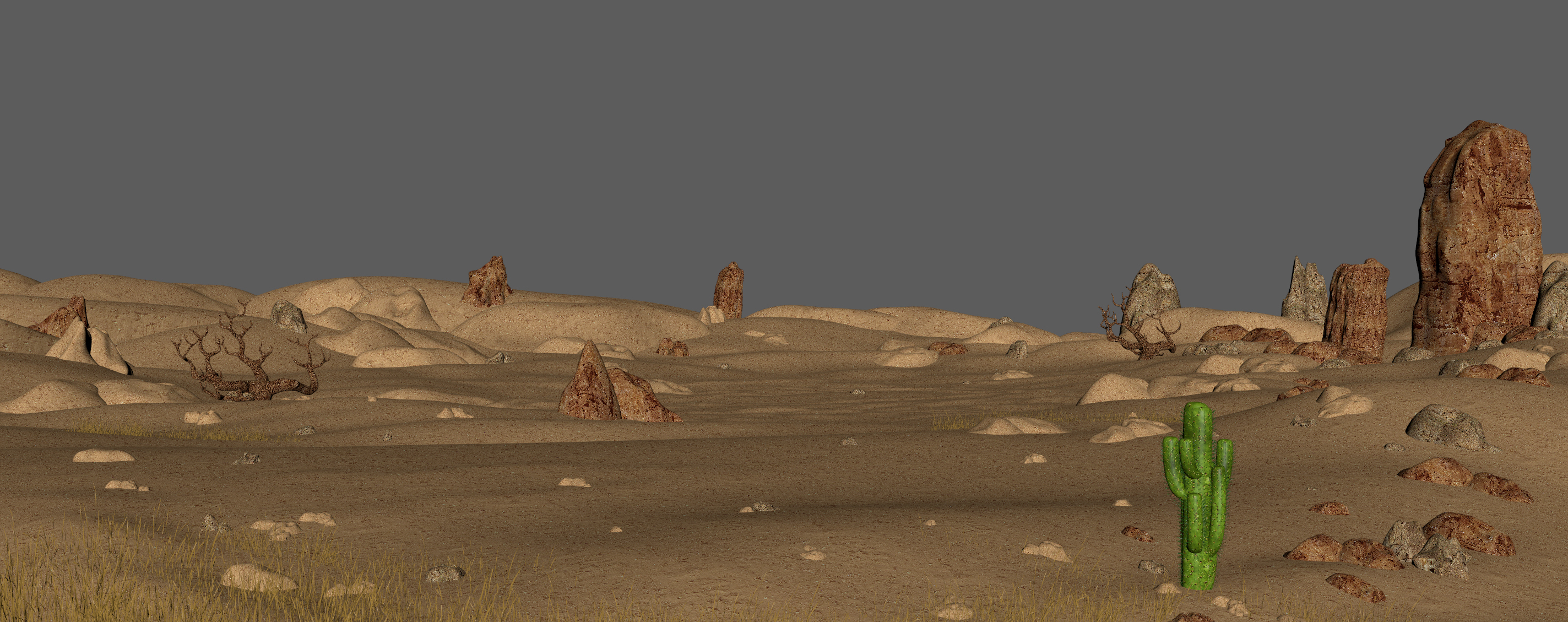 沙漠景观3d模型