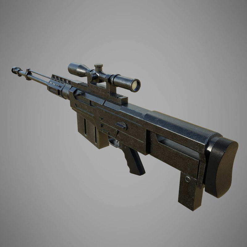 As50 sniper rifle model - TurboSquid 1227129