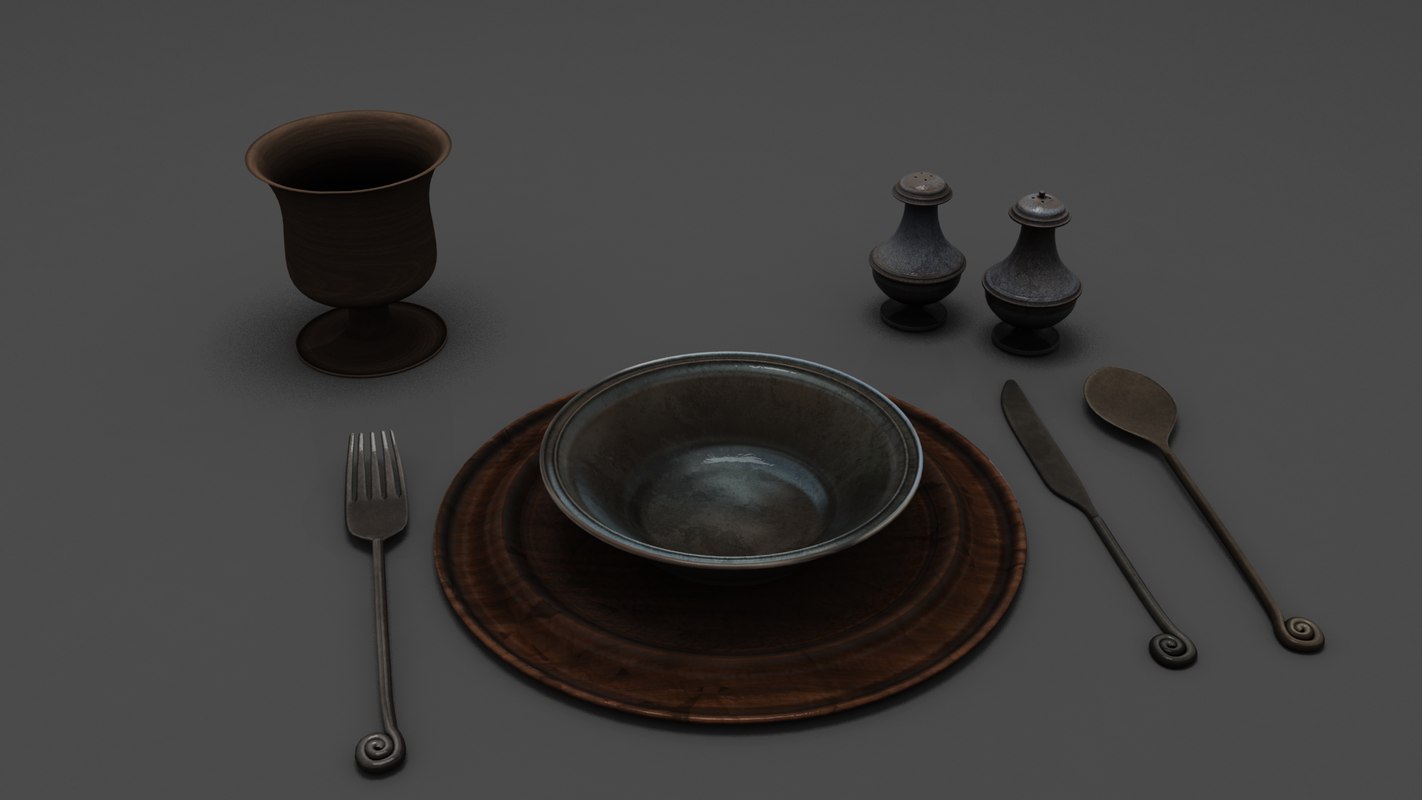 medieval times food silverware