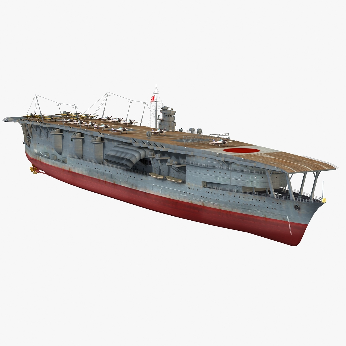 3D japanese akagi - TurboSquid 1227276