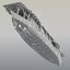 3D japanese aircraft carrier akagi model