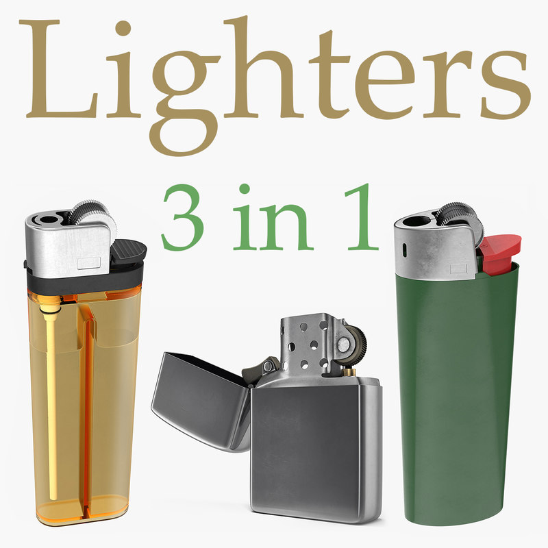 3D lighters design metal model TurboSquid 1227506