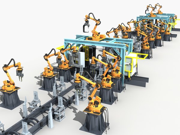 robotic production line
