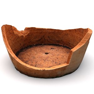 3D scan clay jug model