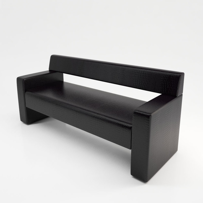 Crocodile Leather Sofa