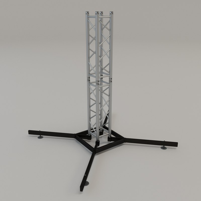 3D square stand model TurboSquid 1228171