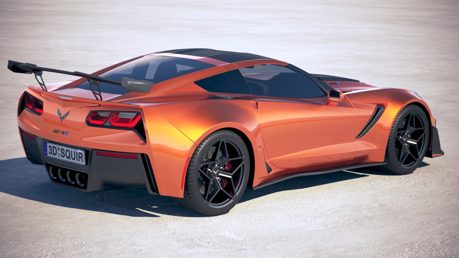 corvette zr1 model car