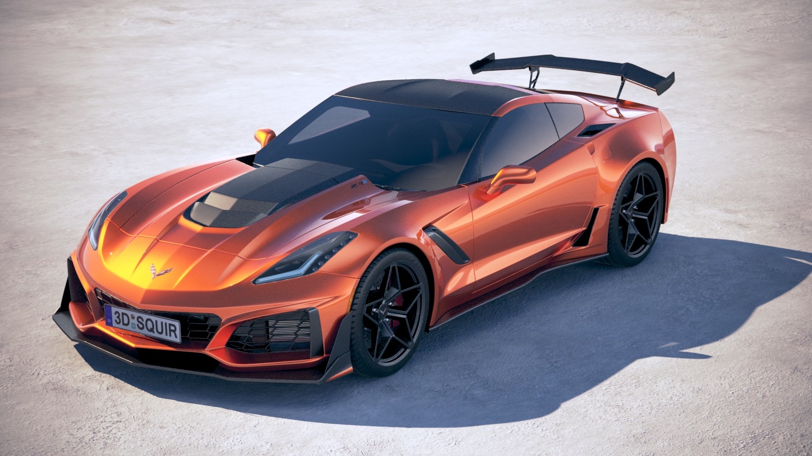 corvette zr1 model car