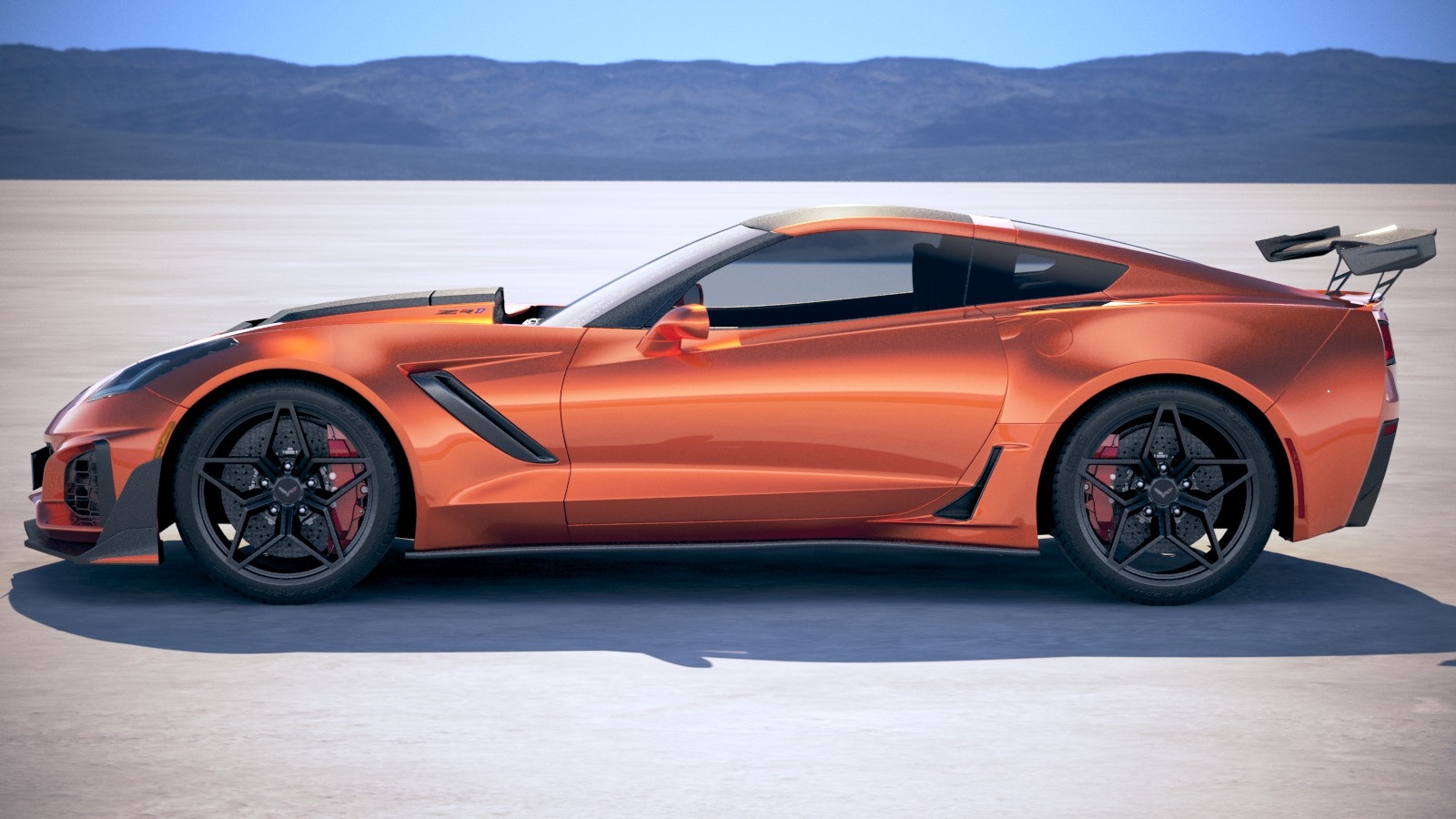 corvette zr1 model car