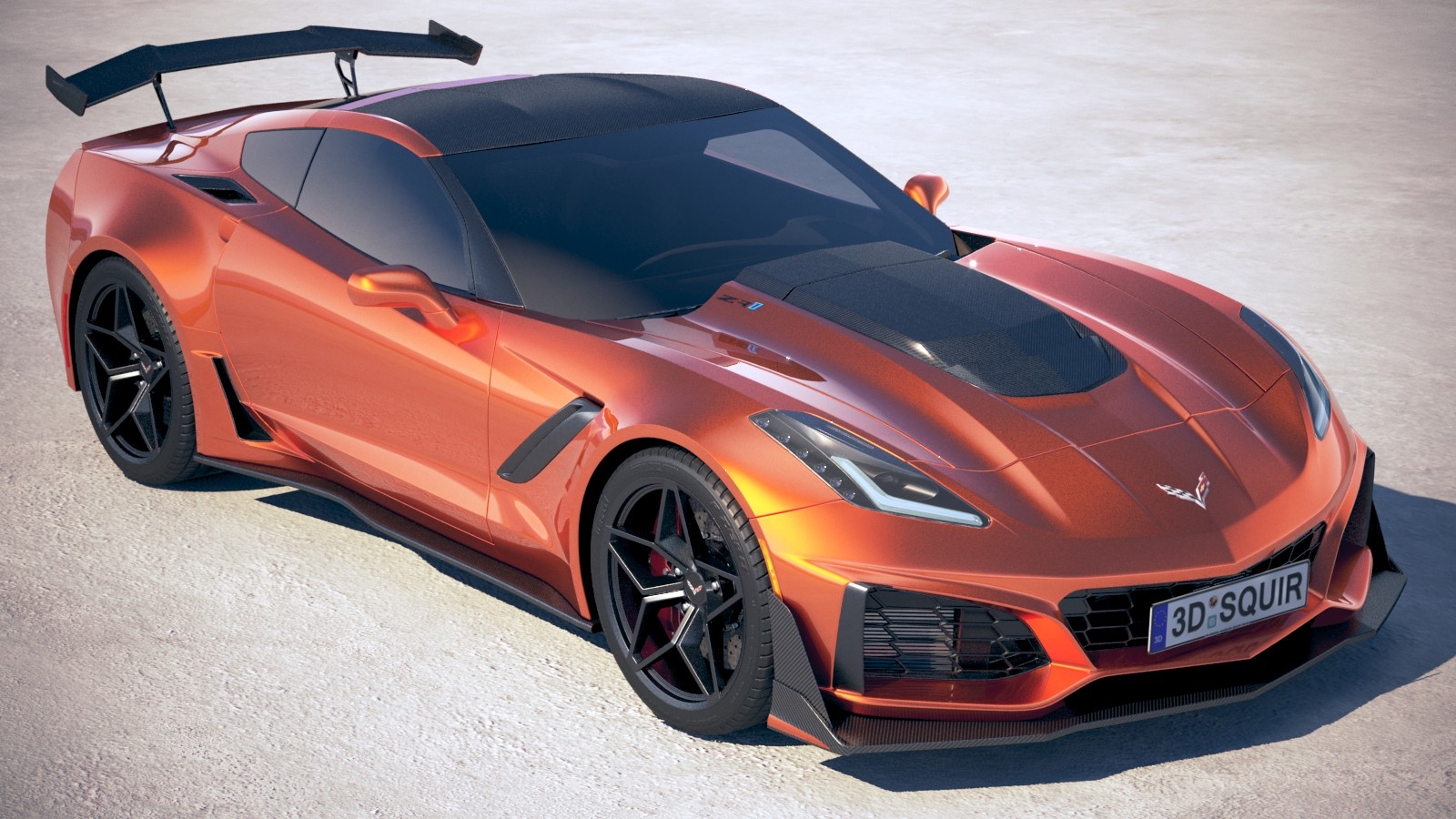 corvette zr1 model car