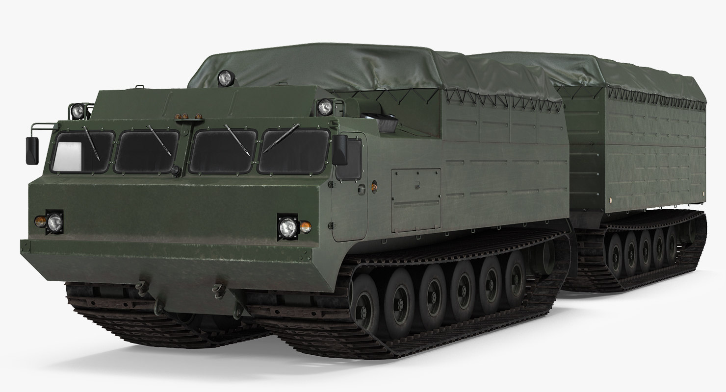 Russian Articulating Tracked Vehicle