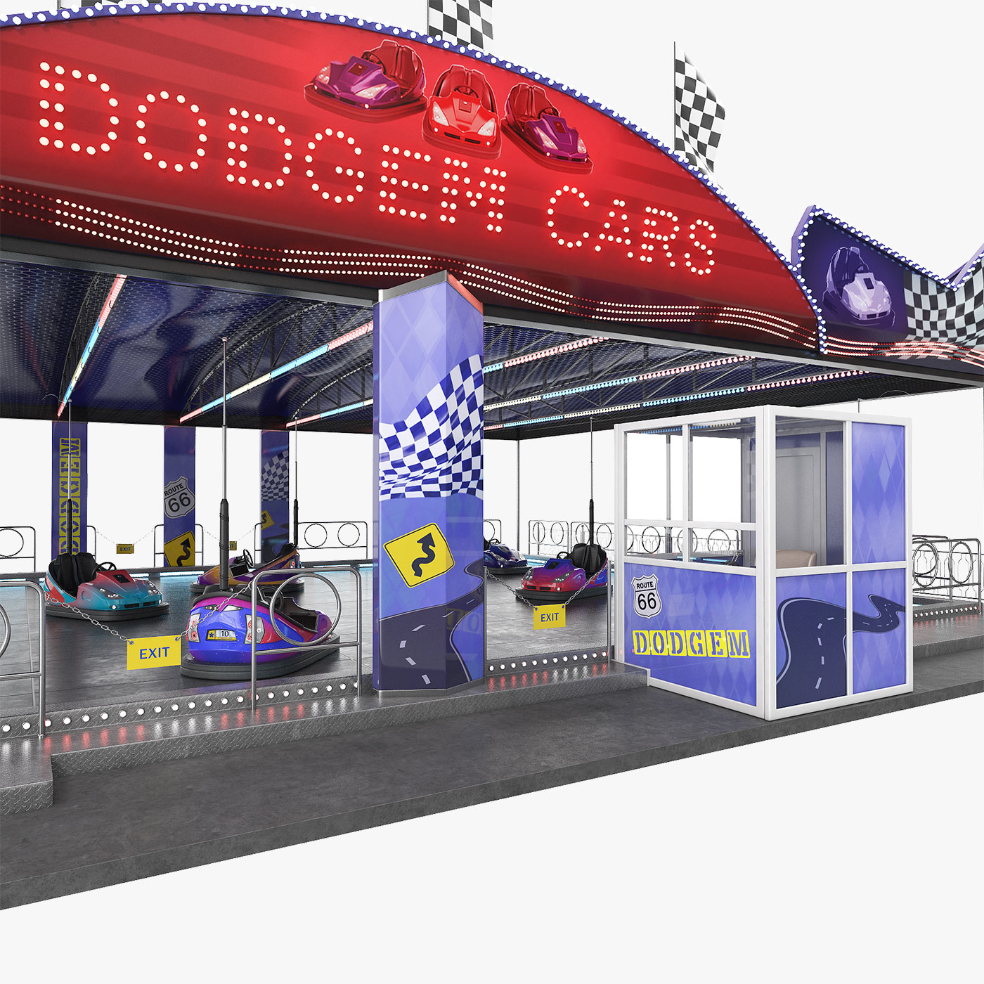 dodgem carts