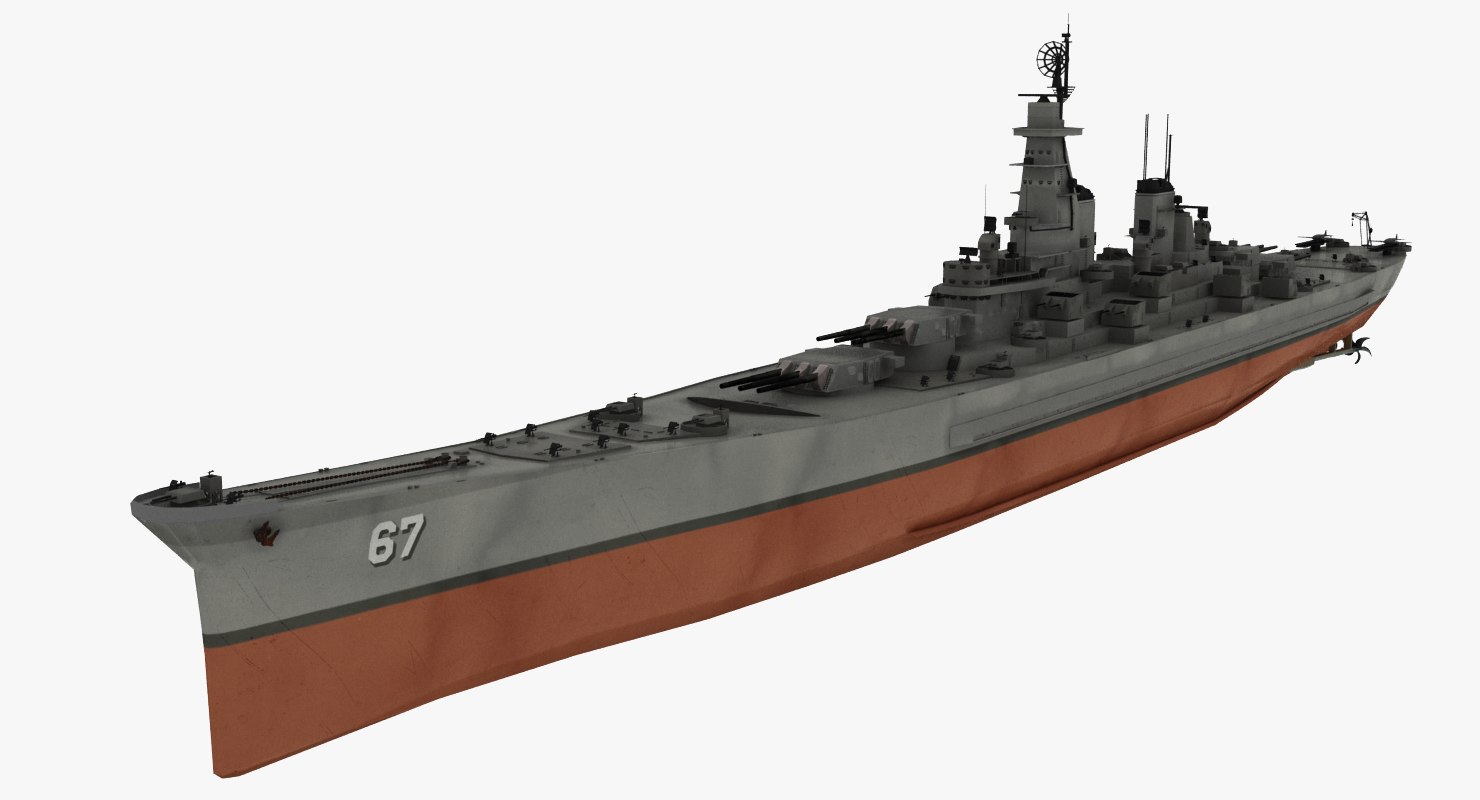 USS Montana Battleship Model Kit