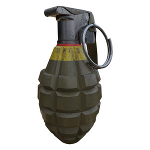 mk2 grenade 3D model