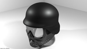 facemask mask paint 3D model