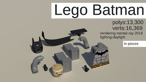 3D lego batman