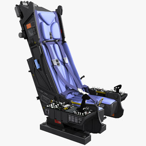 ejection seat instruments boards 3D model