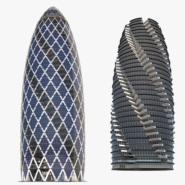 3D model 30 st mary axe