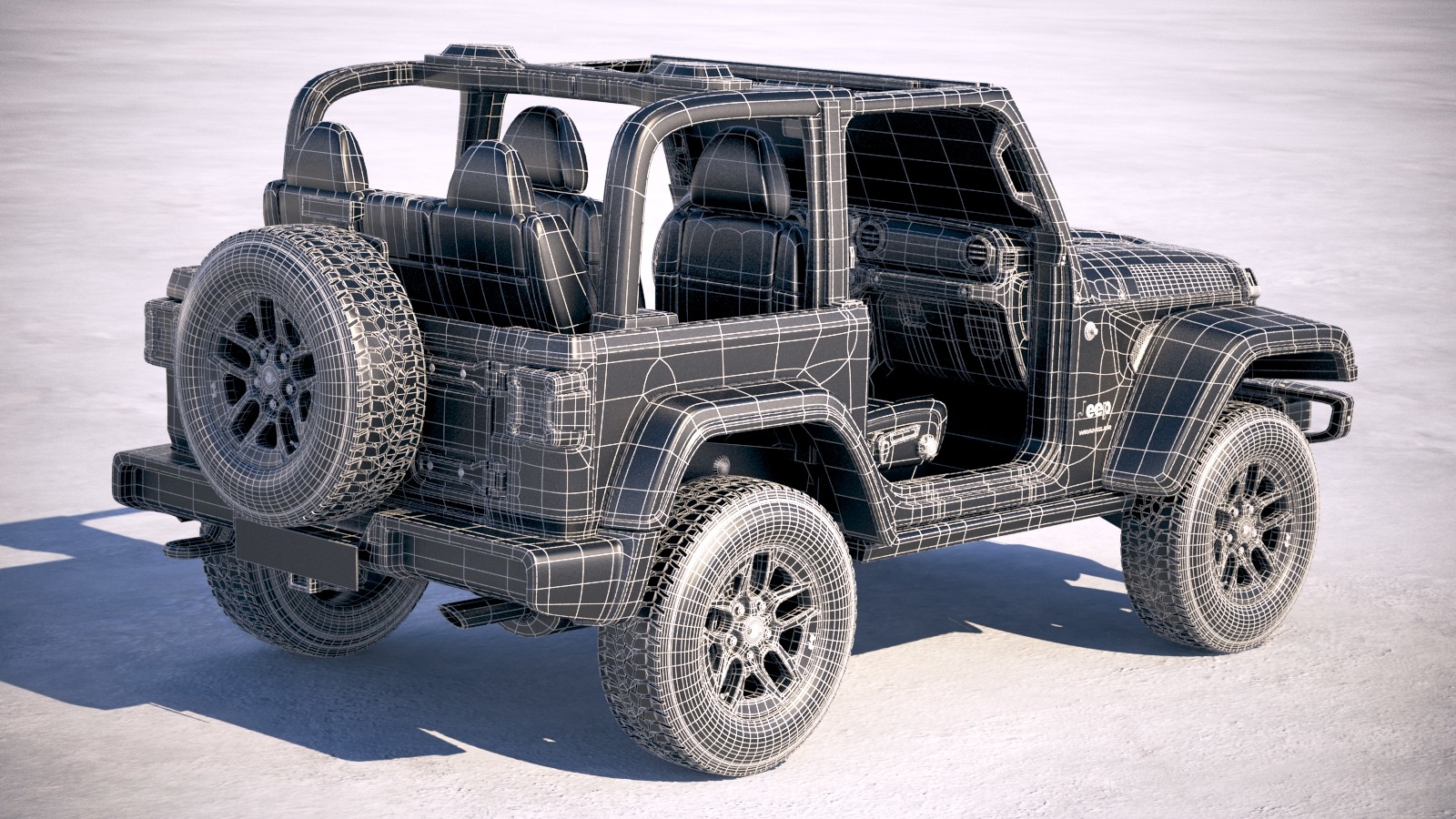 Jeep wrangler 3d