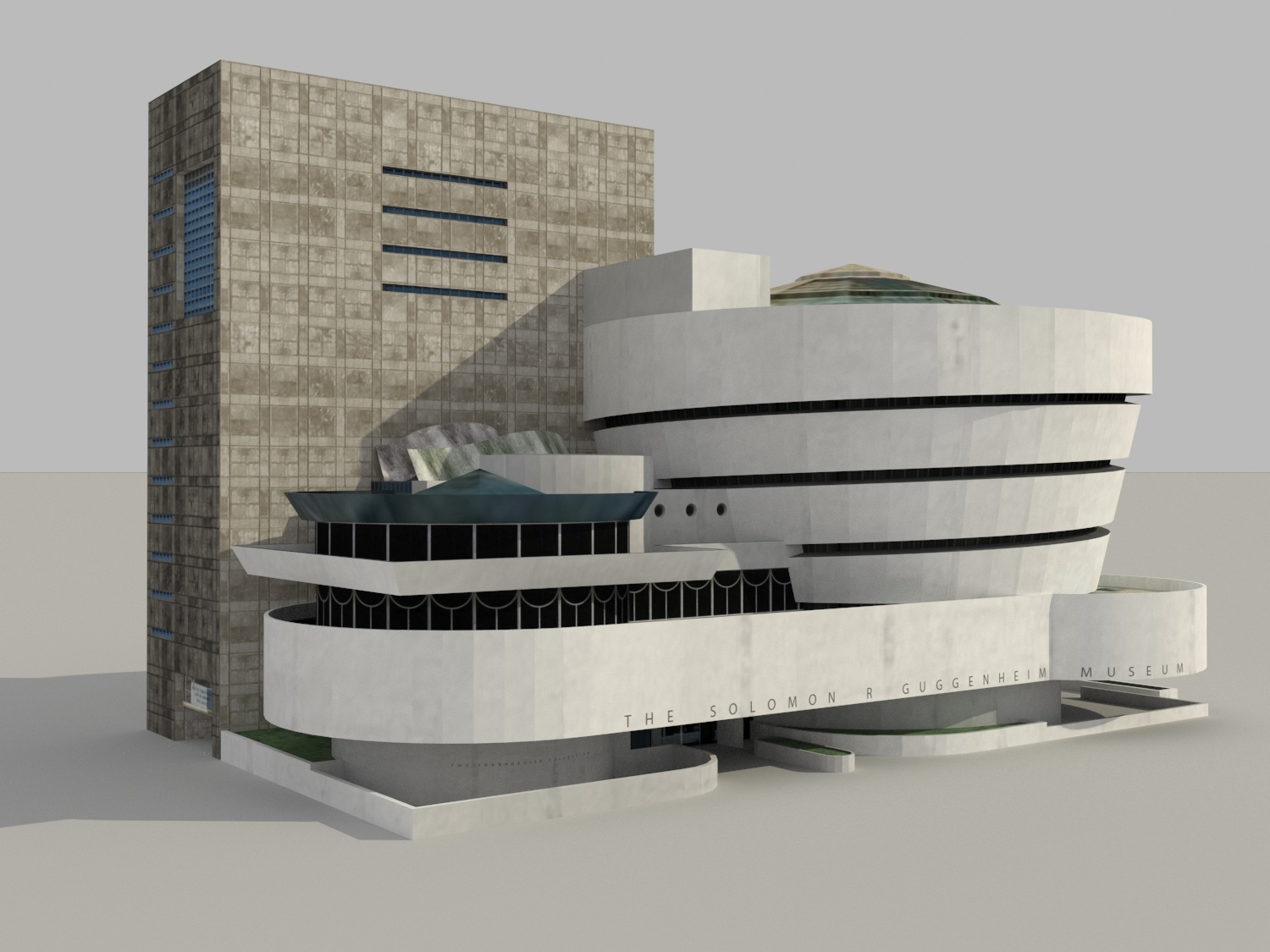 Solomon r guggenheim museum model TurboSquid 1229878