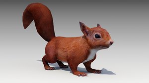 3D squirrel model