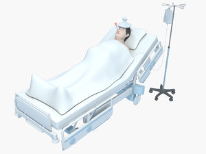 3D hospital patient model