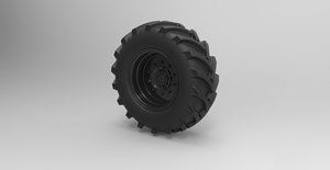 3D model wheel offroad