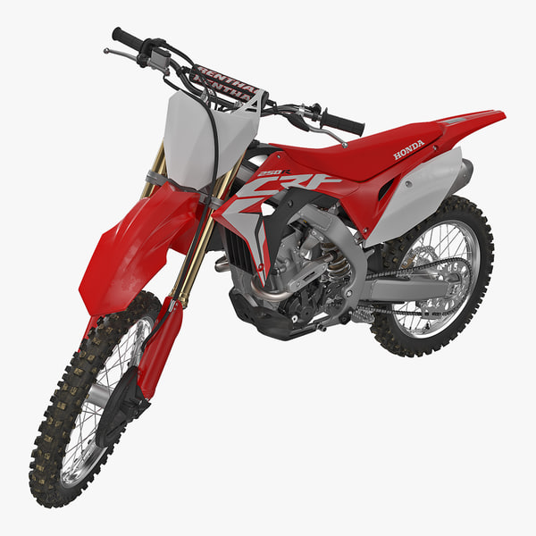 3D competition motorcycle honda crf250r model